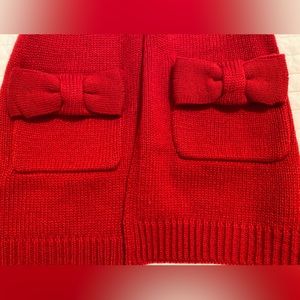 Kate Spade Red Scarf with Bows
